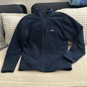 Patagonia Men's Synchilla Full Zip Fleece Jacket Navy Blue 22990 Size Medium